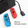 thumbnail image 2 of LAICAIW VCZHS Short USB 3.0 Extension Cable 1ft, USB Extender Cable USB Male to Female for SB Flash Drive, Card Reader, Hard Drive, Keyboard,Mouse,Playstation, Xbox, Printer, Webcam, 2 of 7