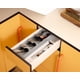 thumbnail image 4 of Organizador de cubiertos compacto con bandeja para cajón de cocina, tamaño pequeño, color gris, 4 of 4