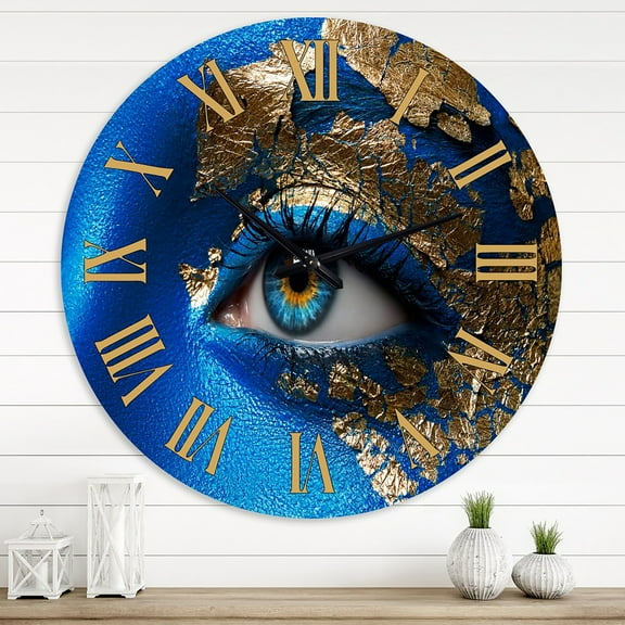 Designart 1 in Modern,Contemporary Wall Clock