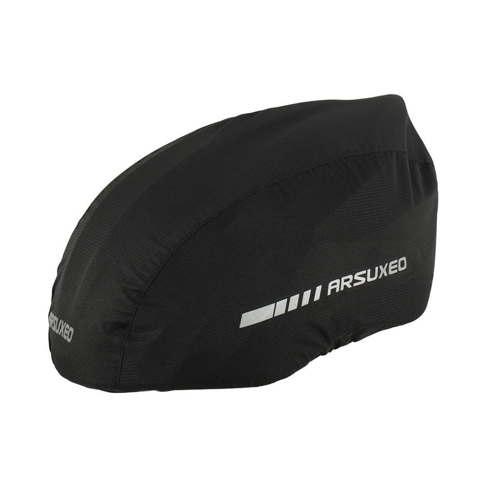 Waterproof Bike Helmet Cover with Strip Cycling Bicycle Helmet Rain Road J7Q7 