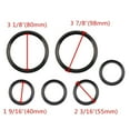 thumbnail image 5 of ALLTIMES 6PCS Motorcycle Gauge Bezel, Black or Chrome CNC Aluminum, Instrument Board Speedometer Trim, for Electra Glide for Street Glide for Road Glide and for Trike Models 1996-2013, 5 of 7