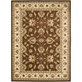 thumbnail image 6 of SAFAVIEH Lyndhurst Miah Floral Border Area Rug, Brown/Ivory, 4' x 6', 6 of 7