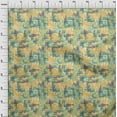 thumbnail image 3 of oneOone Cotton Jersey Ucla Gold Fabric Geometric Texture Fabric For Sewing Printed Craft Fabric By The Yard 58 Inch Wide, 3 of 4