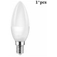 thumbnail image 1 of Bombilla LED E14 C37, 5W, equivalente a una bombilla incandescente de 40W, 400lm, blanco cálido 3000K, no regulable, 6 unidades por paquete [Clase de eficiencia energética A+], 1 of 5