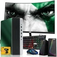 thumbnail image 1 of Restored HP G3 Gaming Desktop,Green Edition – Intel Core i5 6th Gen|16GB DDR4 Ram|512GB SSD|GT 1030|New 24 Inch Curved Monitors|Windows 11 Pro – Computer Tower for PC Gamers, 1 of 8