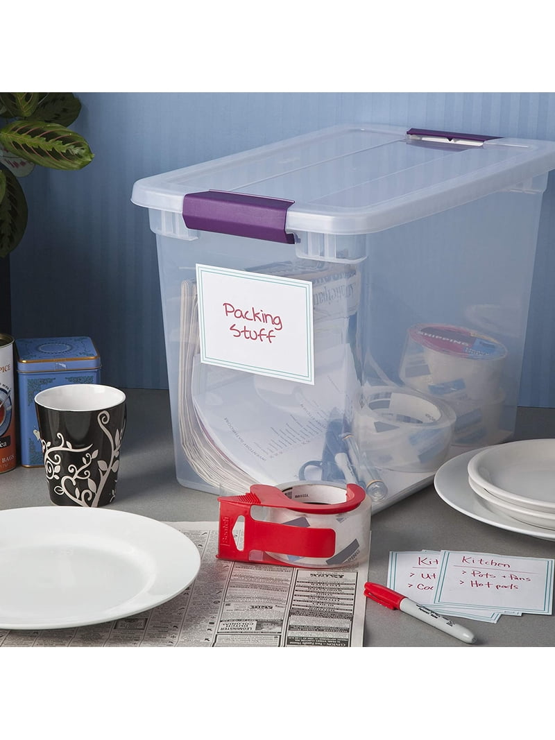 Sterilite 27 Quart/26 Liter Multipurpose ClearView Storage Tote