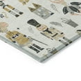 thumbnail image 3 of Addison Rugs Chantille Indoor/Outdoor Transitional Holiday Ivory Machine Washable Rectangle Rug, 10' x 14', 3 of 7