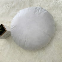 ORDDIART 1Pcs Round Pillow Insert White Fiber Filling Support Home Decor