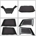thumbnail image 3 of Black Diamond Soft Top with Tinted Rear and Side Windows Replacement for Jeep Wrangler JK 2 Door 2010-2017, 3 of 8