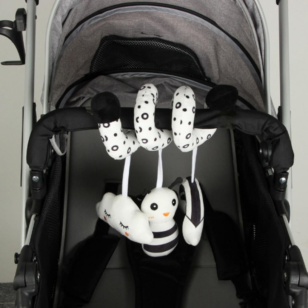Baby Spiral Hanging Stroller Car Seat Toys Black White High - Temu