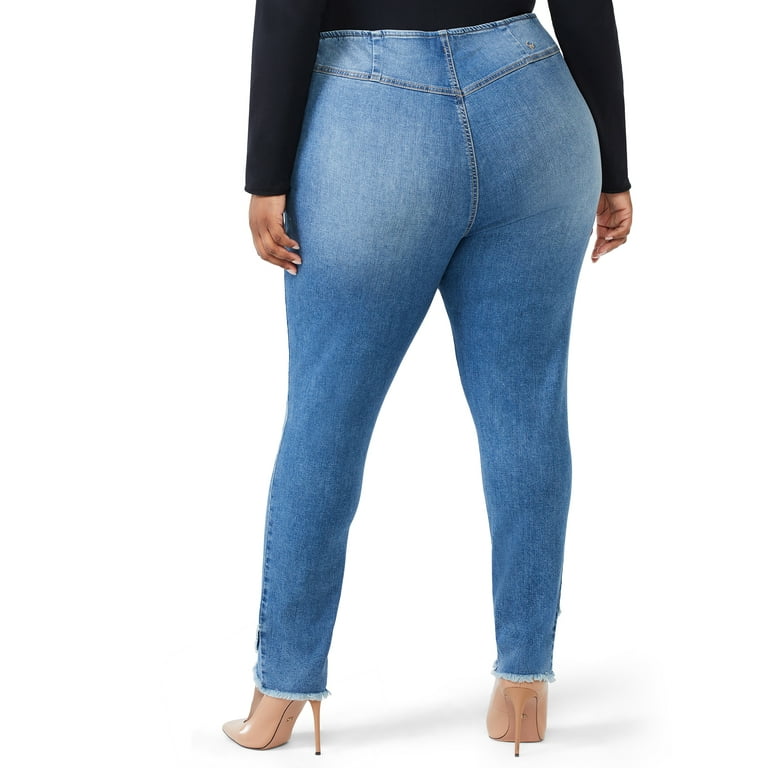 Frayed tulip shop hem jeans