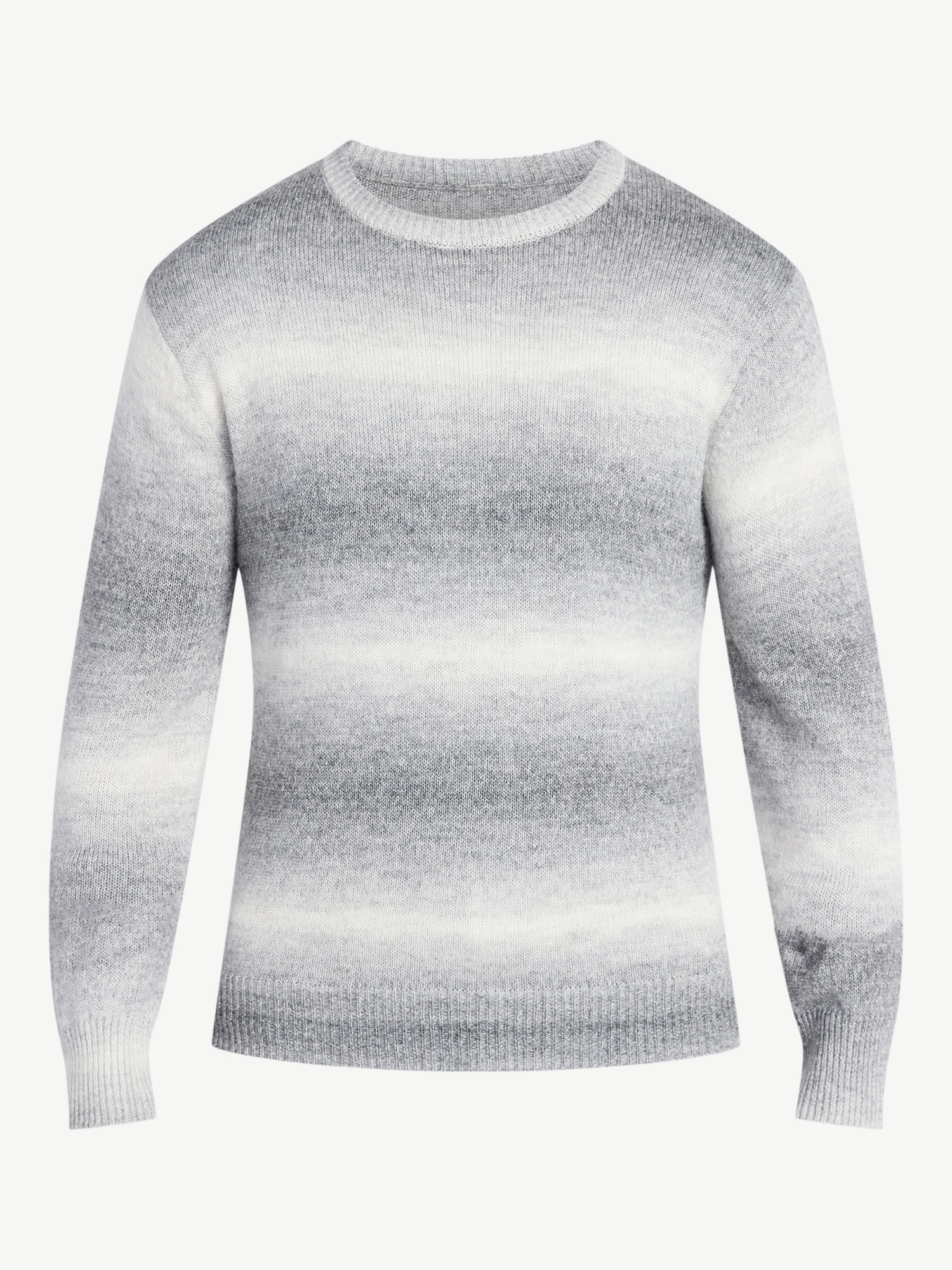 George Men's and Big Men's Ombre Crewneck Sweater, Midweight, Sizes S-3XL