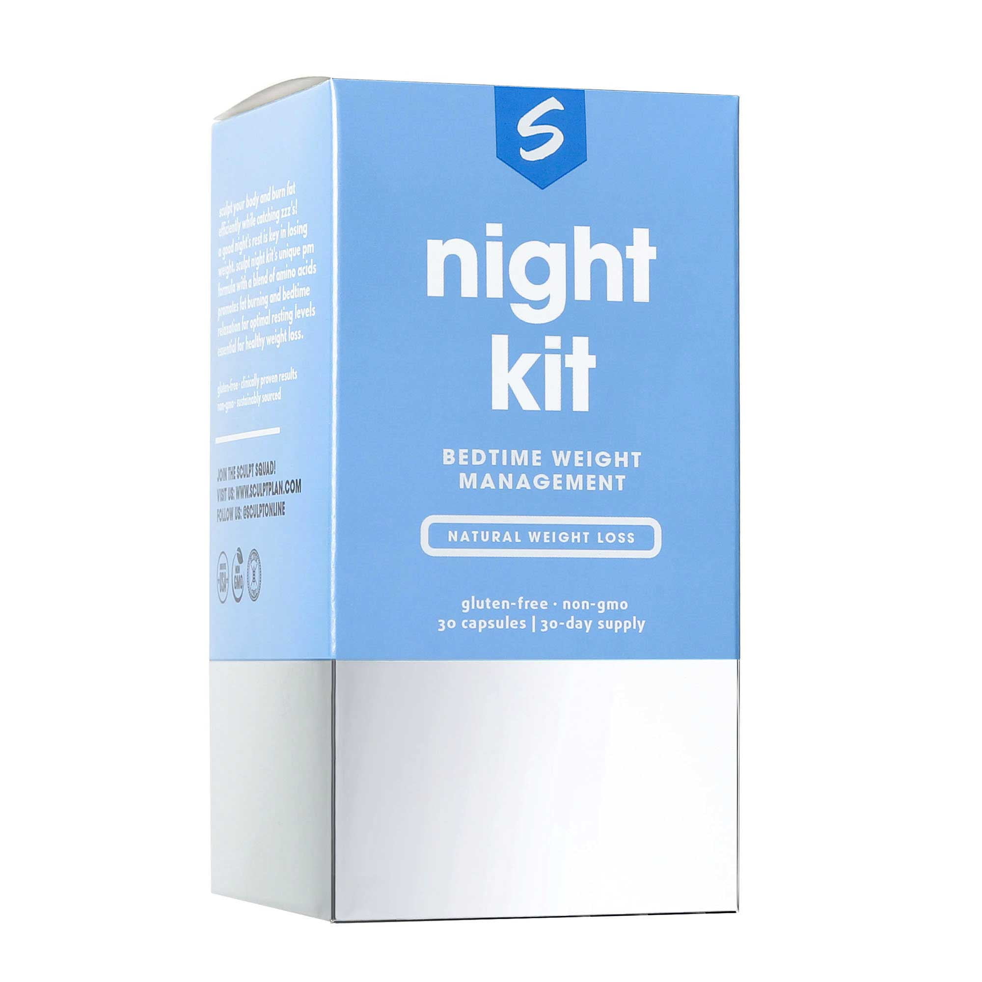 Sculpt Night Kit Bedtime Weight Management, 30 Count (1-Month Supply)