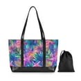 thumbnail image 7 of FORMRS Canvas Laptop Tote Bag for Women with 15.6" Computer Compartments Shoulder Handbag, Colorful Starfish, 7 of 7