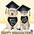thumbnail image 4 of Graduation Dog Bandanas, My Mom Graduated Dog Outfits, 2 Pcs Adjustable Triangle Double-Layer Reversible Pet Bandanas for Small Medium Large Dogs, 4 of 6
