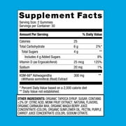 Equate Ashwagandha Non GMO Dietary Supplement Gummies, Mixed Berry, 60 Count, Compare to Goli Ashwagandha Gummies
