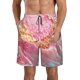 thumbnail image 1 of Fotbe Abstract Pink Gold Splash Trajes de Baño Estampados para Hombre, Shorts de Verano de Secado Rápido, Ropa de Playa, Bañadores-Large, 1 of 6