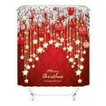 thumbnail image 4 of Wosthever Cortina Baño Deco Juego De Cortinas De Ducha De Navidad Cortinas De Ducha con Ojales De Metal Antióxido, Etc. Juegos de accesorios de baño 3 piezas, 4 of 6