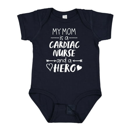 

Inktastic My Mom is a Cardiac Nurse and a Hero Gift Baby Boy or Baby Girl Bodysuit
