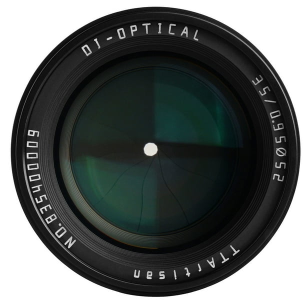 TTArtisan 35mm Lens for Fuji X, Black Silver Walmart