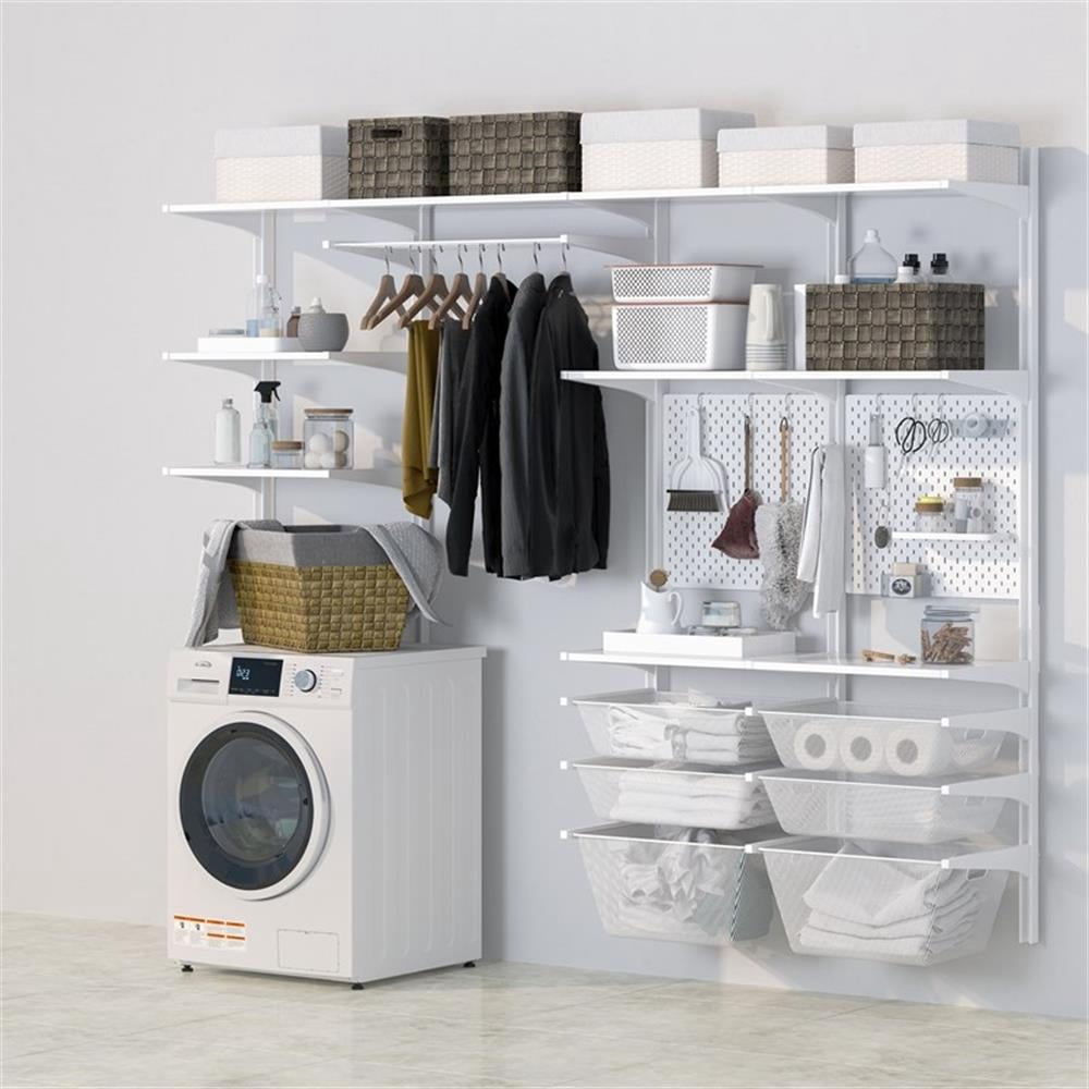 Pemberly Row 2.7 cu. ft. All-in-One Washer & Dryer Combo in White.