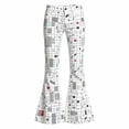 thumbnail image 3 of MuXiKeJi Clothes Girls School Uniform Dressy Pants with Pockets Size 6-15 Years | Kid Elastic High Waist Trousers, Stretchy, Loose Flare Leg, Fashion Casual Pants for girls, Pockets 13-14 Years, 3 of 5