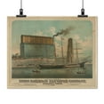 thumbnail image 2 of Print: Operated By Union Railroad Elevator Company, Toledo, Ohio, 1875, 2 of 4