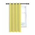 thumbnail image 7 of Yellow and White Striped Thermal Insulated Blackout Curtains for Bedroom 72 Length Gradient Geometric Room Darkening Curtain 1 Panel Grommet Window Curtain Drape for Living Room Nursery Room, 7 of 7