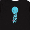 thumbnail image 4 of Inktastic Cute Jellyfish, Little Jellyfish, Blue Jellyfish Girls Long Sleeve Toddler T-Shirt, 4 of 5
