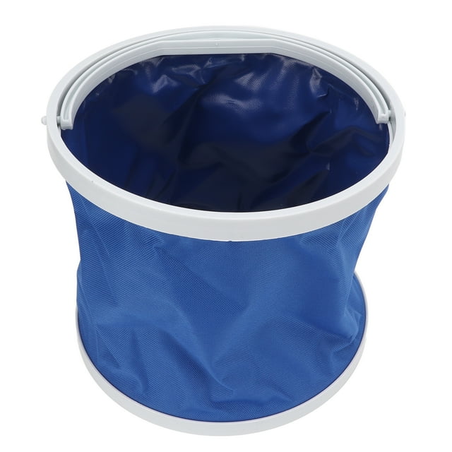 Seau de Pêche Pliable, Seau de Pêche Étanche Portable, Forte Capacité Portante, Multifonction pour Voiture