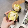 thumbnail image 3 of Funda de silicona para auriculares Durianr Hedgehog con dibujos en 3D, funda para auriculares inalámbricos de segunda generación para Airpods Pro, llavero para Airpods, 3 of 4