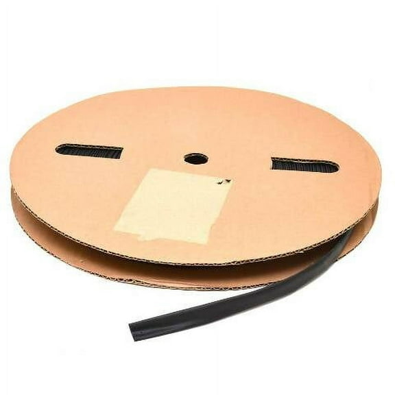 DX Electric Boat Heat Shrink Tubing HST-12B-SP | 1/2 Inch Black (200 FT)