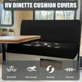 thumbnail image 4 of Yuyamidu Boston Terrier RV Dinette Cushion Covers Black Camper Couch Cover Comfy Camper Cushion Slipcovers 2 Pack Fashion Camper Accessories for Inside, 4 of 7