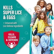RID SuperMax Advanced Shampoo, Lice Treatment for All Hair Types, 3.4 oz