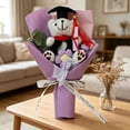thumbnail image 5 of Ouuluon Flower Bouquet Artificial Silk Flower Bouquet with Tote Bag, Graduation Season Keepsake Gift for Classmates Friends Family, 5 of 6