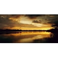 thumbnail image 2 of Peck, Gail 32x18 White Modern Wood Framed Museum Art Print Titled - Yellow Sunset, 2 of 4
