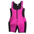 thumbnail image 2 of Traje de sauna para mujer Fajas fajas colombianas con control de abdomen para mujer, busto abierto, moldeador de cuerpo más - XL Rosa Roja XL Magideal Traje de sauna para mujer, 2 of 7