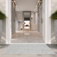 thumbnail image 6 of SAFAVIEH Courtyard Samson Solid Indoor/Outdoor Area Rug, Grey/Turquoise, 2' x 3'7", 6 of 15