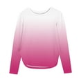 thumbnail image 2 of YUNAFFT Girls Long Sleeve T-Shirts Soft Cotton-like Side Slit Hem Casual Top for 2-12Y, 2 of 7