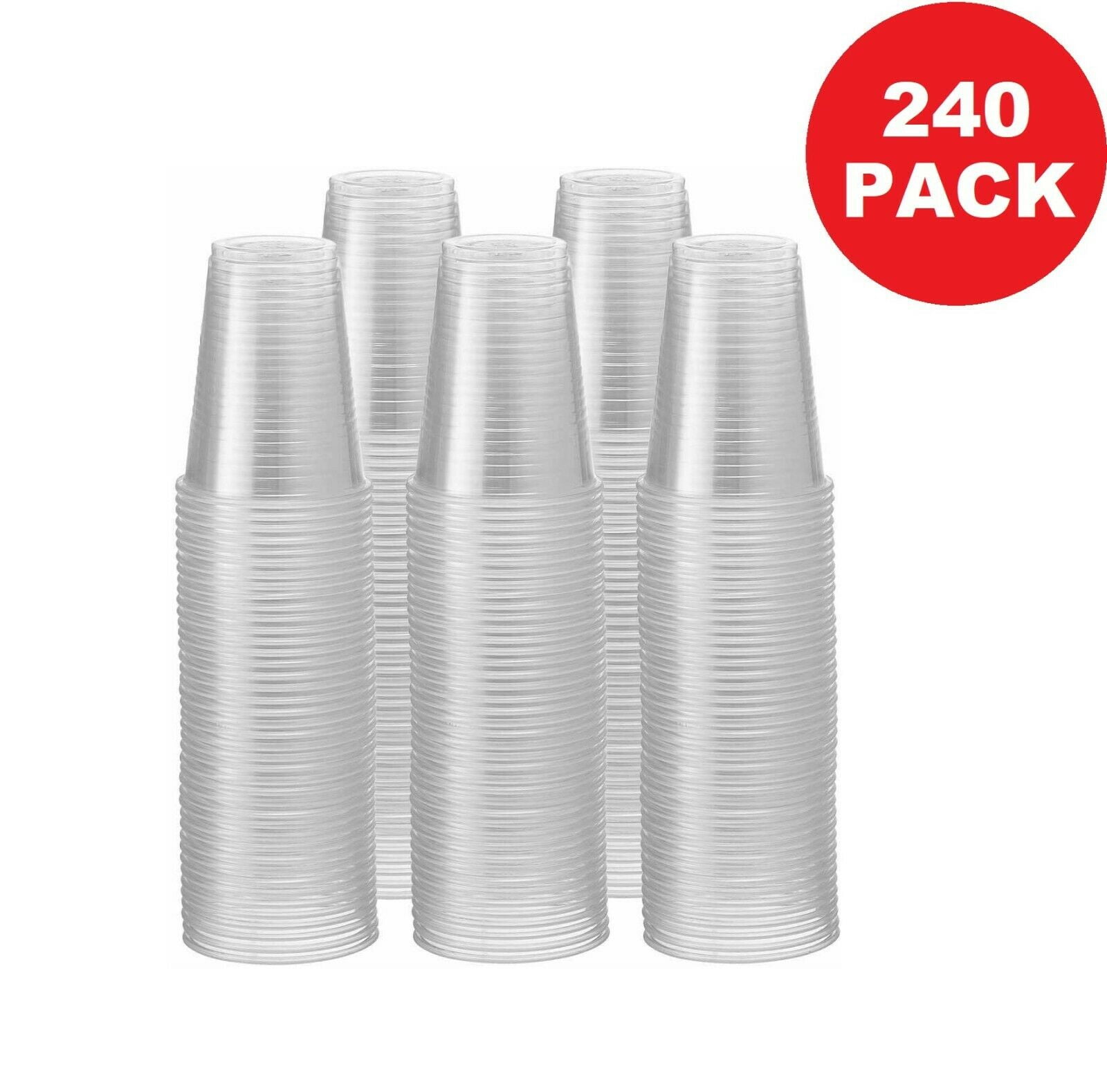 9 oz Disposable Translucent Plastic Cold Cups For All Occasions