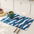 thumbnail image 4 of TNOBHG Table Mat Sure Here's A Product Title for Listing Dish Drying Mat Countertop Drain Pad with Non-slip Rubber Backed Highly Absorbent Quick Dry Modern, 4 of 8