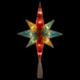 thumbnail image 2 of Northlight 10.75" Lighted Multi Colored Star Tree Topper- Clear Lights, 2 of 4