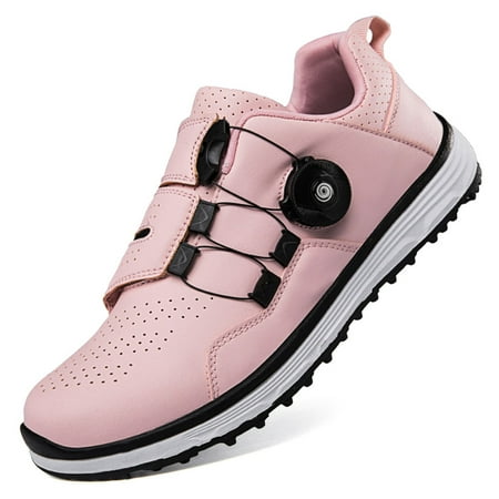 

Earlde Women Men Waterproof Spikeless Golf Shoes with Lace System