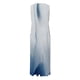 thumbnail image 5 of Vestido informal largo de verano con cuello redondo y rayas degradadas para mujer, 5 of 6