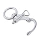 thumbnail image 4 of Hebilla de Liberación Rápida Zulema Mosquetón Giratorio Acero Inoxidable 316 Clip de Hierro para Perros Cadenas Aparejo de grillete de presión giratorio, 4 of 6