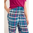 thumbnail image 3 of Joyspun Women's Flannel Sleep Pants, 30” Inseam, Sizes XS-3X, 3 of 6
