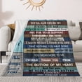 thumbnail image 2 of LHSHID Best Dad Blanket Gift Ever 30x40in, 2 of 9