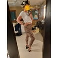 thumbnail image 5 of Leggings de cintura alta para mujer: pantalones con estampado opaco suave con camuflaje y leopardo para correr y hacer ejercicio, 5 of 5