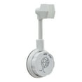 thumbnail image 2 of Agiferg Bathroom Drop Glue Vacuum Shower Bracket Suction Cup Base Universal Steering Shaking Head Rotating Shower Bracket Without Punching, 2 of 2