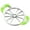 A, variant on 10-Inch Stainless Steel Melon Cutter | Watermelon Slicer Tool for Pineapple, Cantaloupe | Non-Slip ABS Handle Kitchen Gadget​